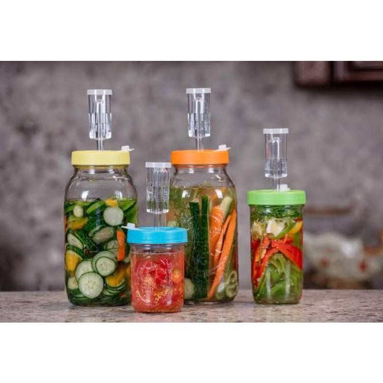 Jual Media BALL MASON JAR tutup fermentasi Fermentation lids for wide