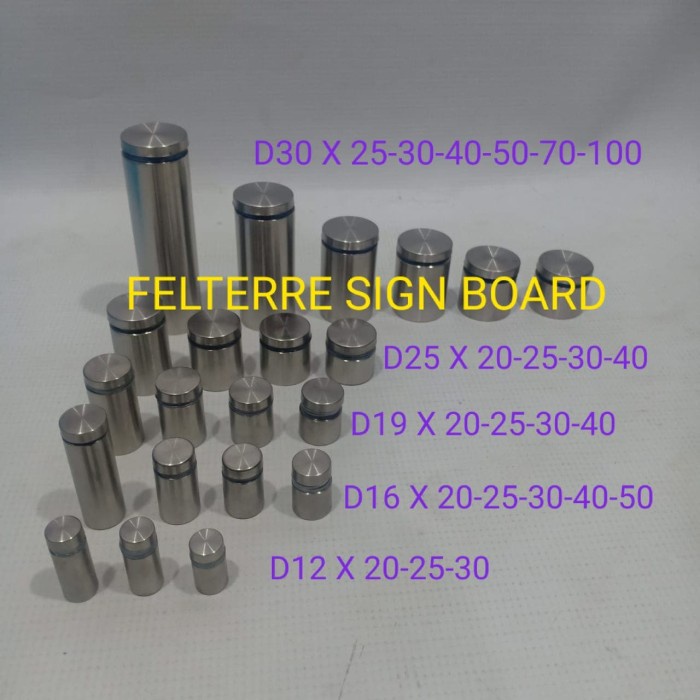 Jual @#@#@#] sign board 19X25 /pin iklan/penjepit acrilic | Shopee ...