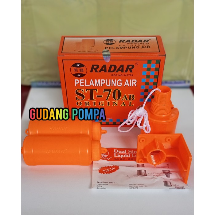 Jual Terbaru Jpradar St - 70 Ab Pelampung Air Otomatis Radar Otomatis ...