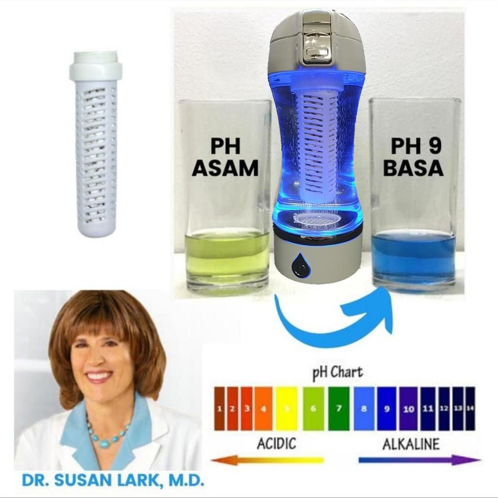 Jual Bunda Trifinity botol hidrogen alkaline kangen alkali water air ...