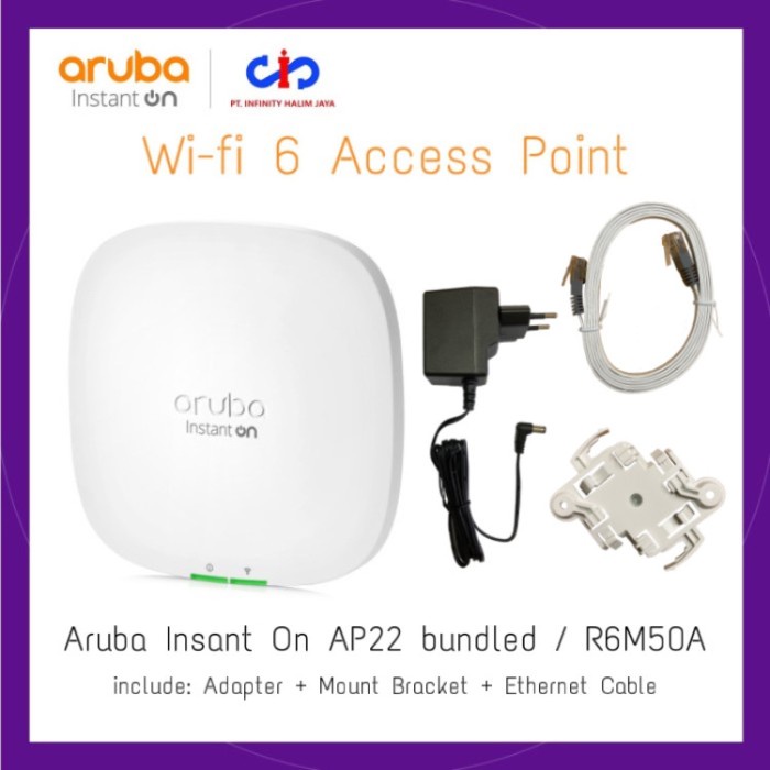 Jual Aruba Instant On AP22 Indoor Access Point Wifi 6 AP 22 | Shopee ...