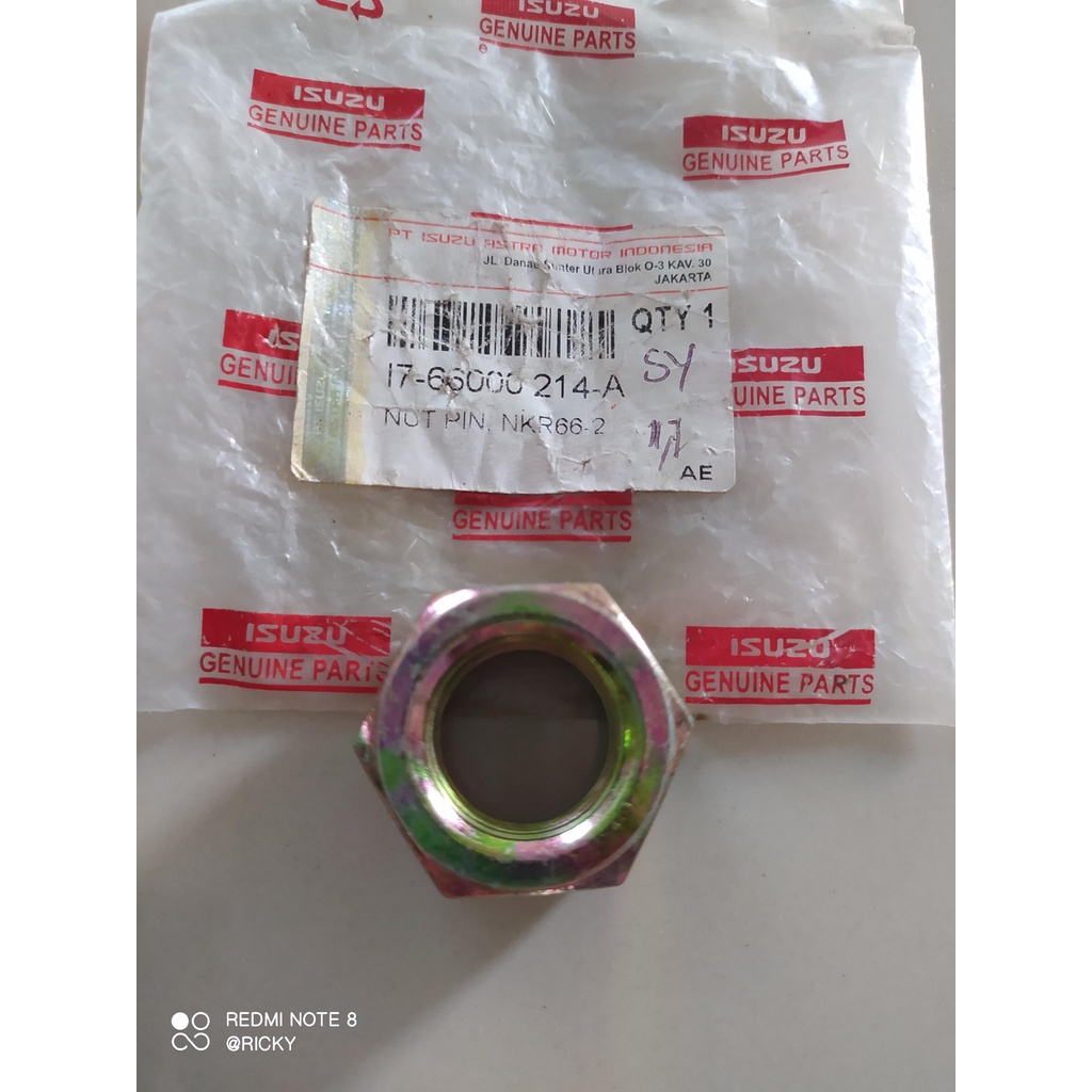 Jual nut pin spring nkr nmr isuzu original i7.66000 214 A | Shopee ...