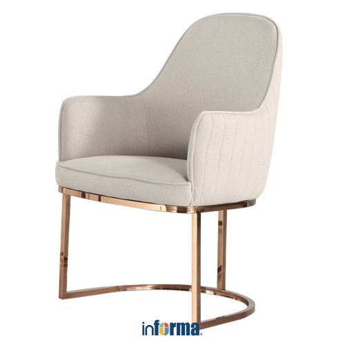 Jual Informa Feliz Kursi Makan Krem Dining Chair Tempat Duduk Ruang