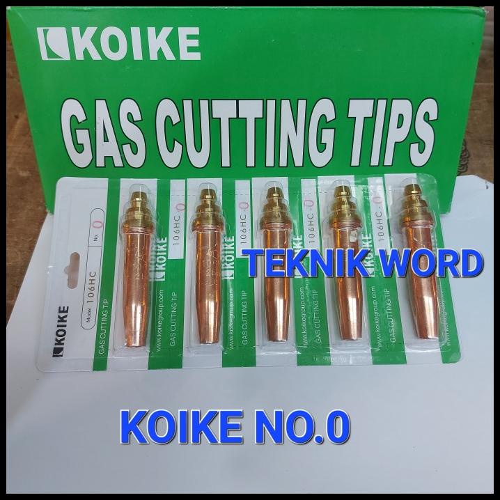 Jual Gas Cutting Tip Koike No.0 / Mata Nozzel Blender Potong Strong 25