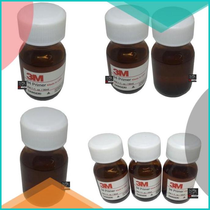 Jual 3M Primer 94 Adhesive Promoter 30ml/Obat Sticker Botol Kecil ...