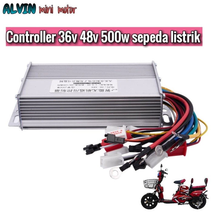 Jual Controller 36v 48v 500w 30a Sepeda Listrik Bldc Brushless Kontroler Shopee Indonesia 9761