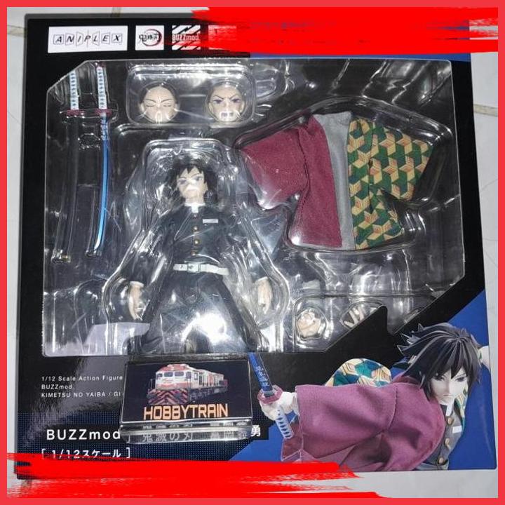 Jual (hbtr) aniplex demon slayer kimetsu buzzmod giyu tomioka figure ...