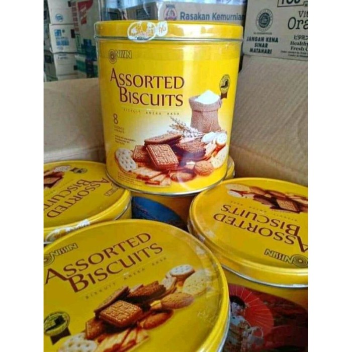 Jual Biskuit Wafer - [Dijual] Nissin Assorted Biskuit Kaleng Lebaran ...