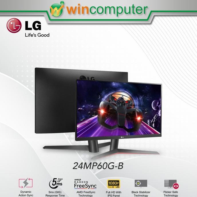 Jual Lg Monitor 24 Inch 24" 24Mp60G 75Hz Ips Gaming Monitor | Shopee ...