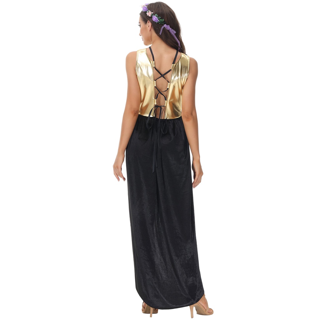 Jual Halloween Greek Goddess Dress Classical Mythology Robe Gown ...