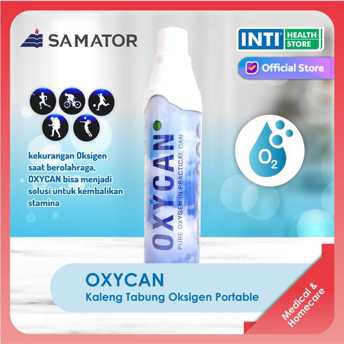 Jual Samator Oxycan Kaleng Tabung Oksigen Portable Oxygen | Shopee ...