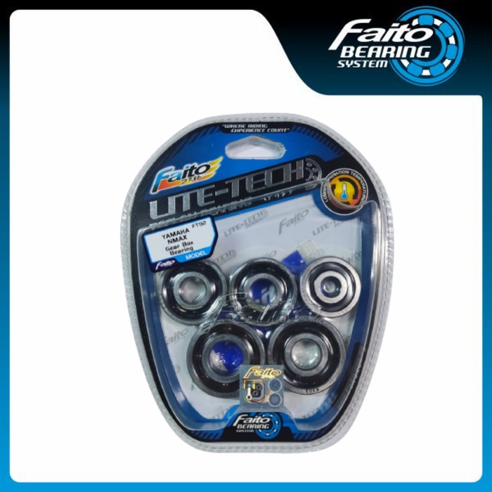 Jual BEARING GARDAN GEAR BOX RASIO SET NMAX LITE TECH FAITO | Shopee ...