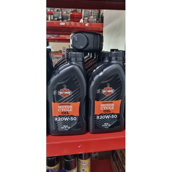 Jual Oli Oil Genuine Harley Davidson Sae 20W50 Best | Shopee Indonesia