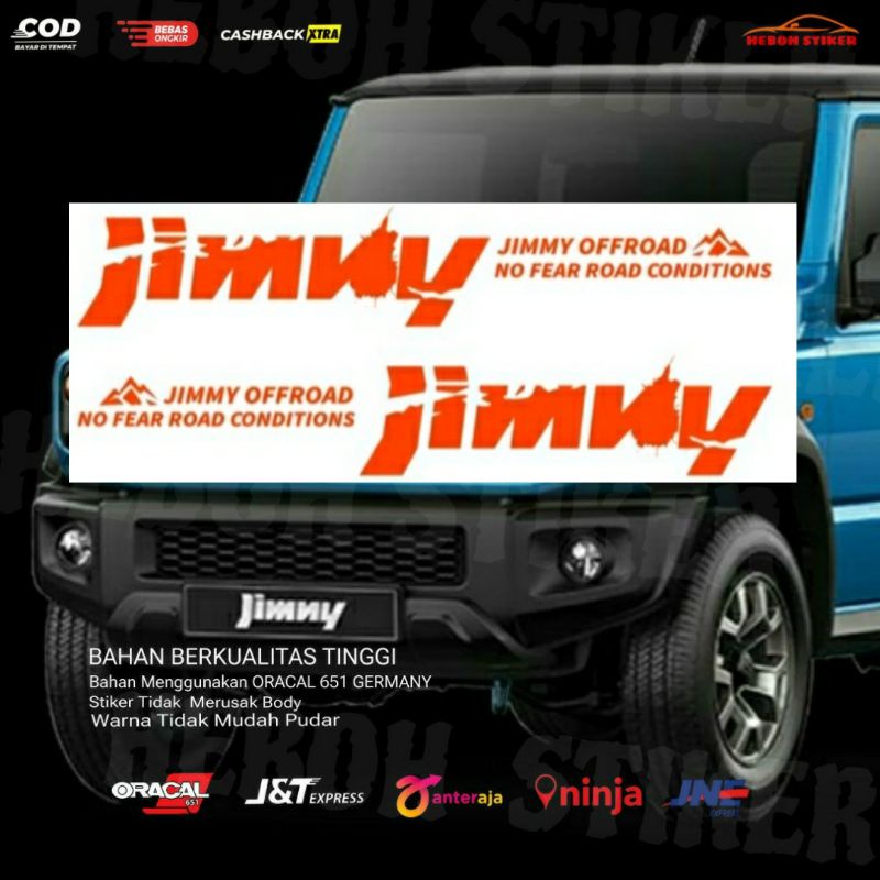 Jual Stiker cutting stiker jimny suzuki stiker mobil jimny cocok untuk ...
