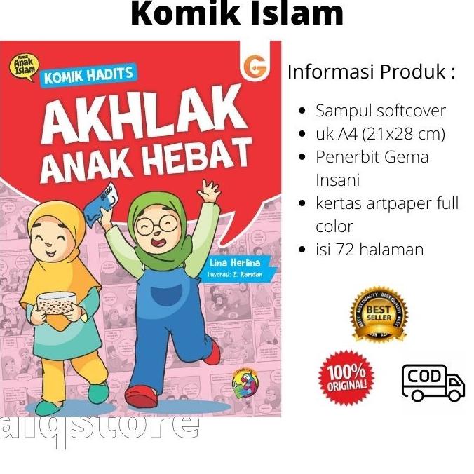 Jual Komik Anak Islam - Komik Hadits Akhlak Anak Hebat, Buku cerita ...