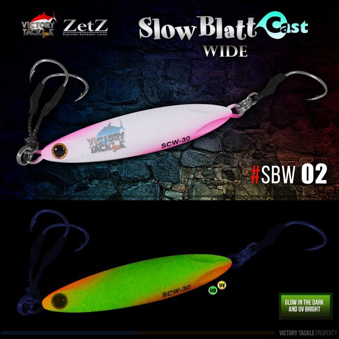 Leurres De Pêche Zetz Slow Blatt Cast Long - 30g, Couleur MG-530