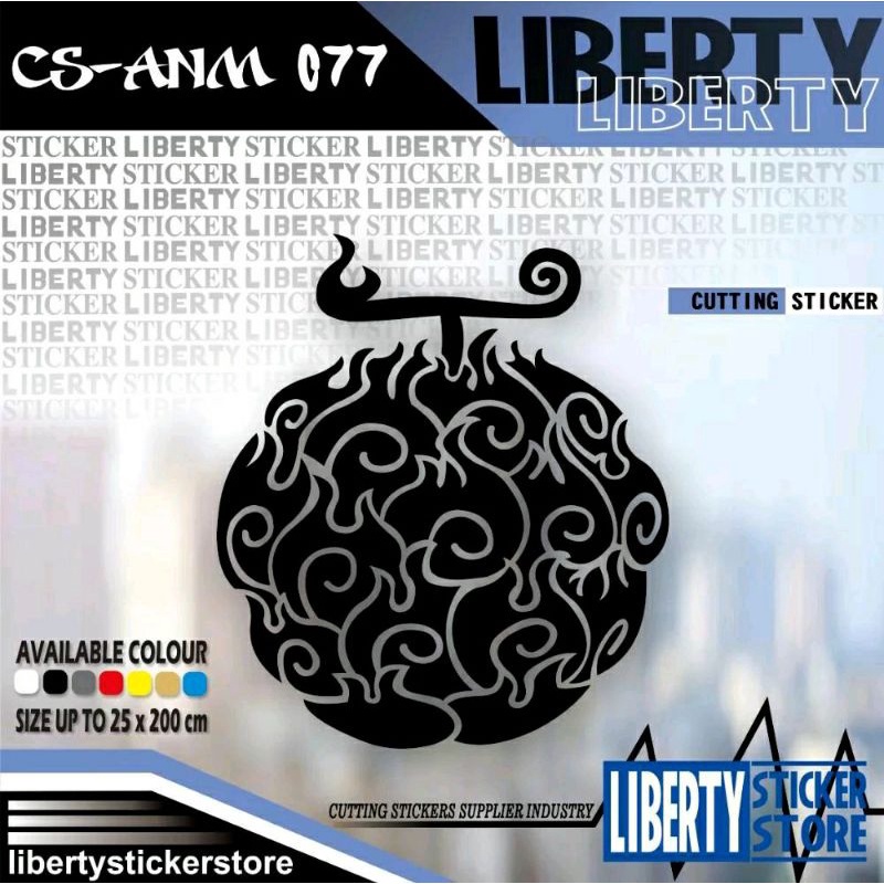 Jual Cutting Sticker Mera Mera No Mi | Cutting Stiker Mera Mera No Mi ...