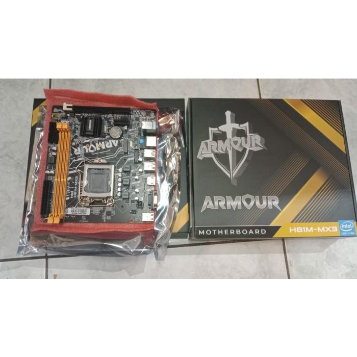 Jual MOTHERBOARD ARMOUR H81 M2 NVME H81M - MX3 GARANSI RESMI MOBO H81 ...