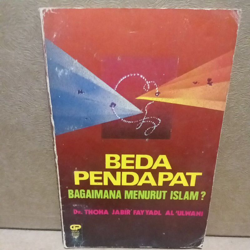 Jual Buku Original BEDA PENDAPAT BAGAIMANA MENURUT ISLAM - DR THOHA ...