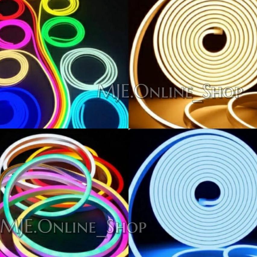 Jual Lampu Neon Flex Led Strip Flexible 5 Meter Dc 12 Volt Lampu