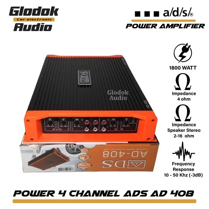 Jual Power Amplifier Mobil Chenel Ads Ad Mosfet Shopee Indonesia