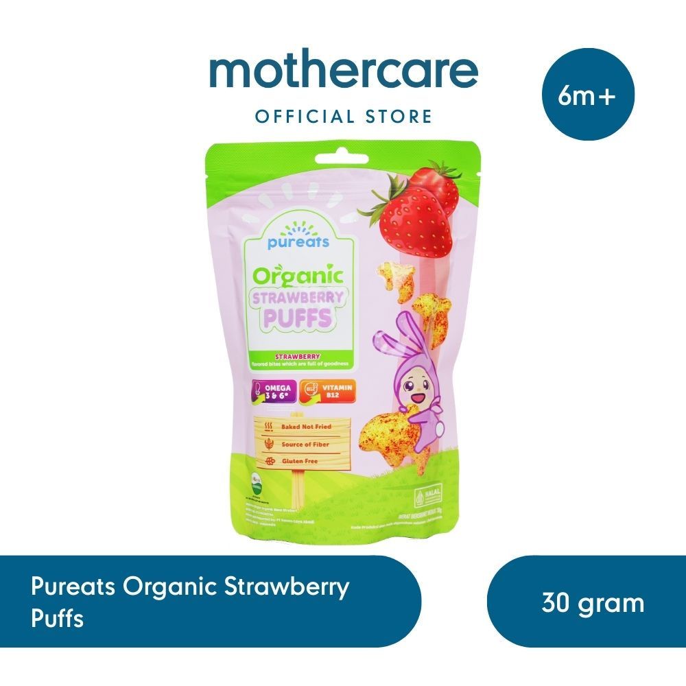 Jual Pureats Organic Puffs 30G - Snack Buah Anak Bayi (Mothercare ...