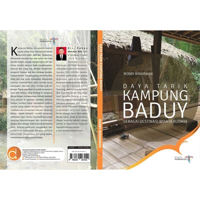 Jual Buku Daya Tarik Kampung Baduy Sebagai Destinasi Wisata Budaya Sg Shopee Indonesia