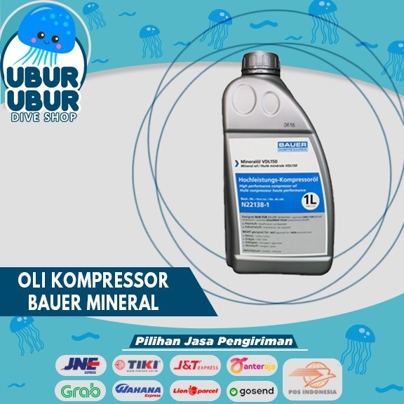 Jual Oli Kompressor / Oli Mesin / Oil Kompresor Bauer Mineral N221381