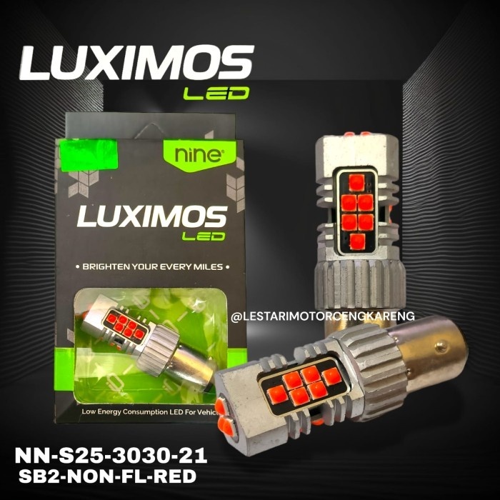 Jual LUXIMOS LED EXTREME BRIGHT LAMPU STOP MOBIL MOTOR S25 BAYONET KAKI ...