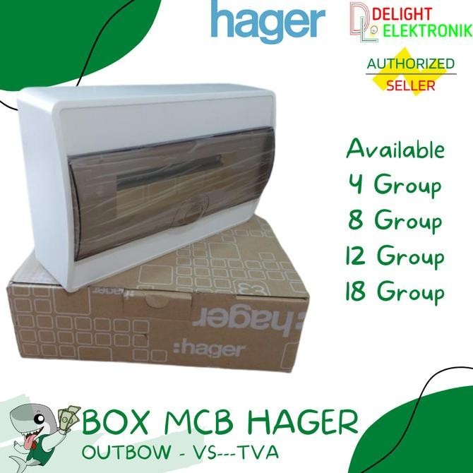 Jual BOX MCB OUTBOW HAGER 4,8,12,18 GROUP | Shopee Indonesia