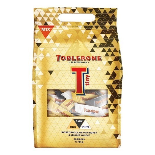 Jual TOBLERONE TINY MIXED BAG 3 VARIANTS 272gr | Shopee Indonesia