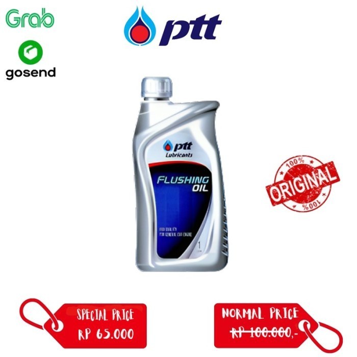 Jual PTT FLUSHING OIL Pembersih Kerak Mesin Motor Mobil Kemasan 1L ...