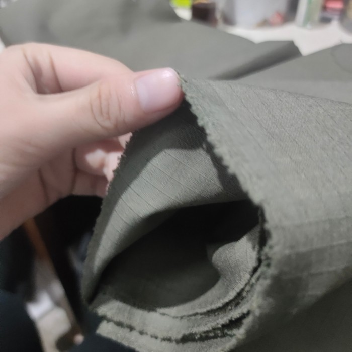 Jual Bahan Kain Tr Ripstop Ripstok Ripstock Hijau Olive Satpol Yard ...