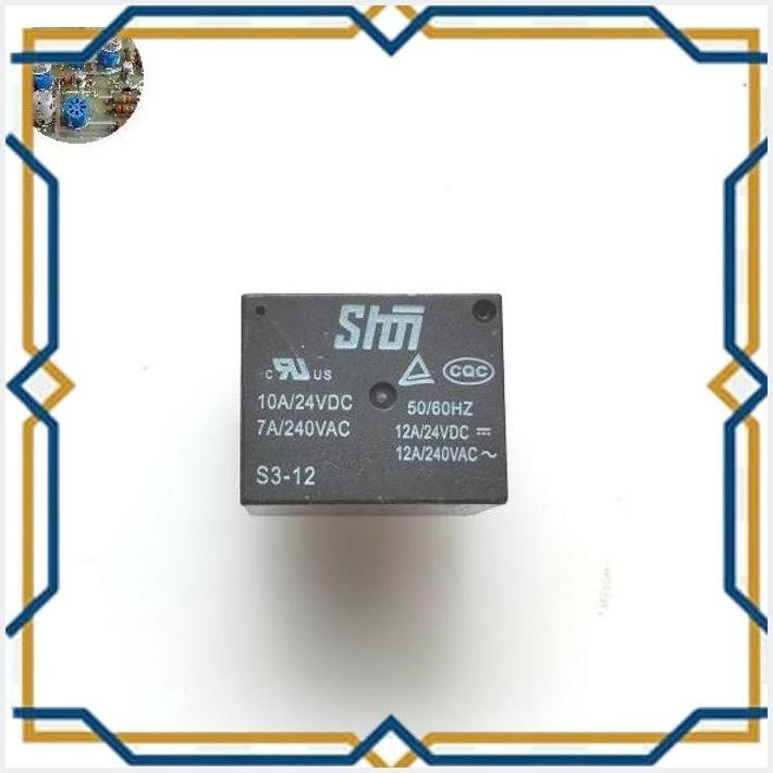 Jual [TRB] RELAY SHOI S3-12 RELAY SPDT 5PIN 12V CONTACT 12V 240VAC ...