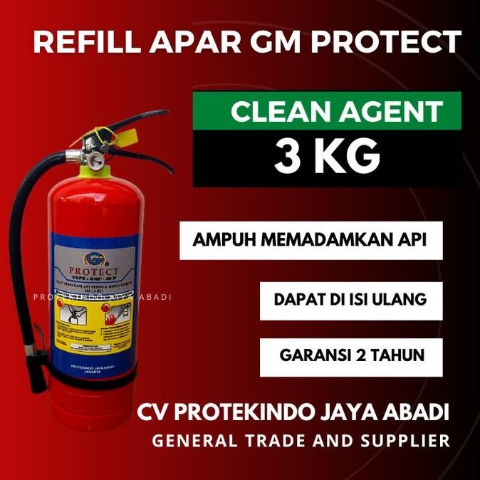 Jual REFILL APAR CLEAN AGENT TABUNG UKURAN 3KG FORMULA AF 11 - GM ...