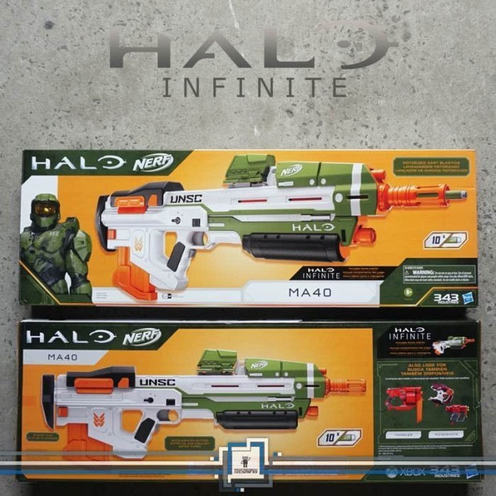 Jual NERF Halo MA40 Motorized Dart Automatic | Shopee Indonesia