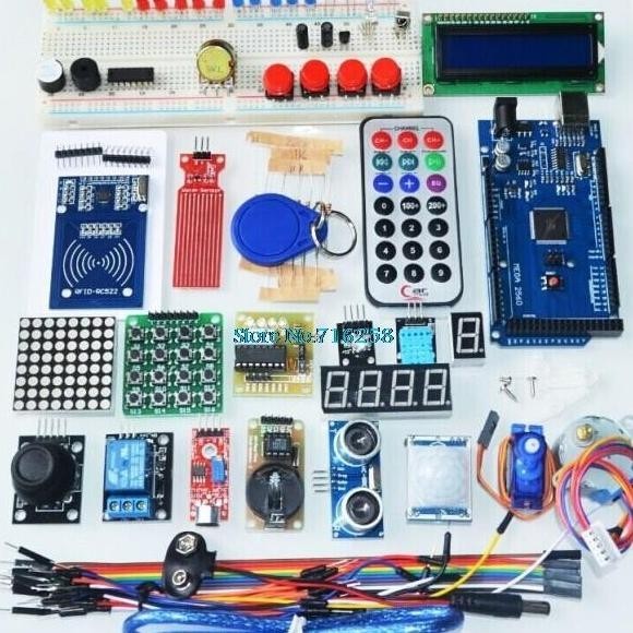 Jual Paket Arduino Mega Rfid Kit Lengkap Compatible | Shopee Indonesia