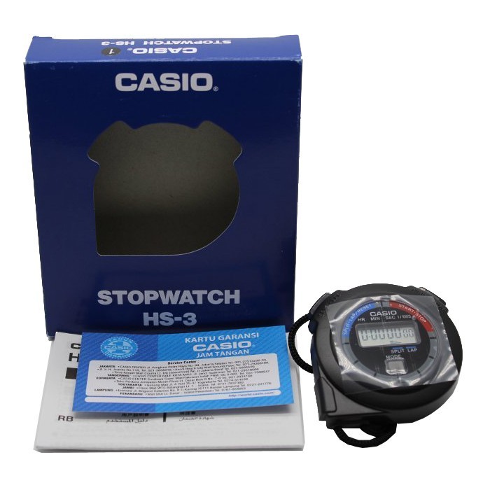 Jual CASIO HS-3 STOPWATCH ALAT PENGUKUR WAKTU STOP WATCH CASIO HS3 ...