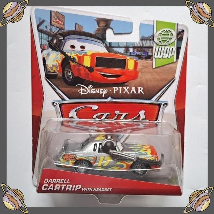 Jual CARS DISNEY PIXAR DARRELL CARTRIP WITH HEADSET WORLD GRAND PRIX ...