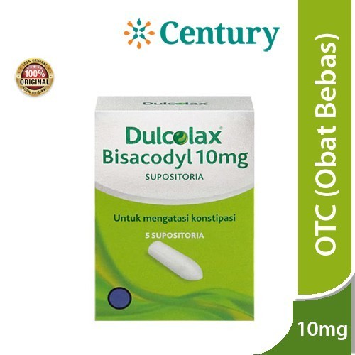 Jual Dulcolax Bisacodyl 10mg 5 Supositoria/Obat Susah BAB/Sembelit ...