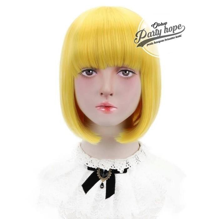 Jual Wig Bob / Wig Poni Pendek / Rambut Palsu Bob Murah / Wig Bob ...