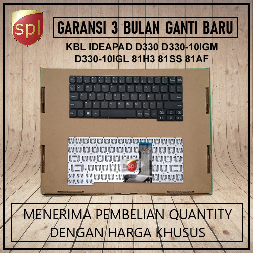 Jual Keyboard Lenovo Ideapad D330 D330-10IGL D330-10IGM hitam | Shopee ...