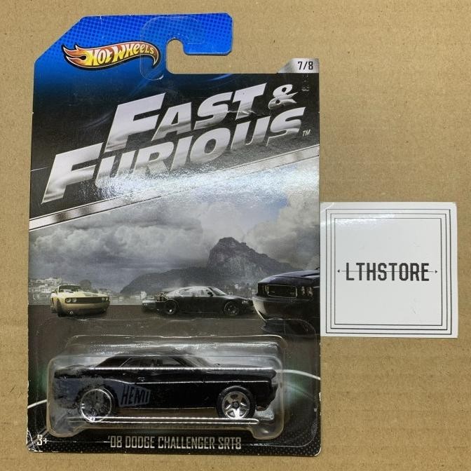 Jual Hot Wheels Fast And Furious 08 Dodge Challenger Srt8 Hitam Eror Ban Shopee Indonesia 3874