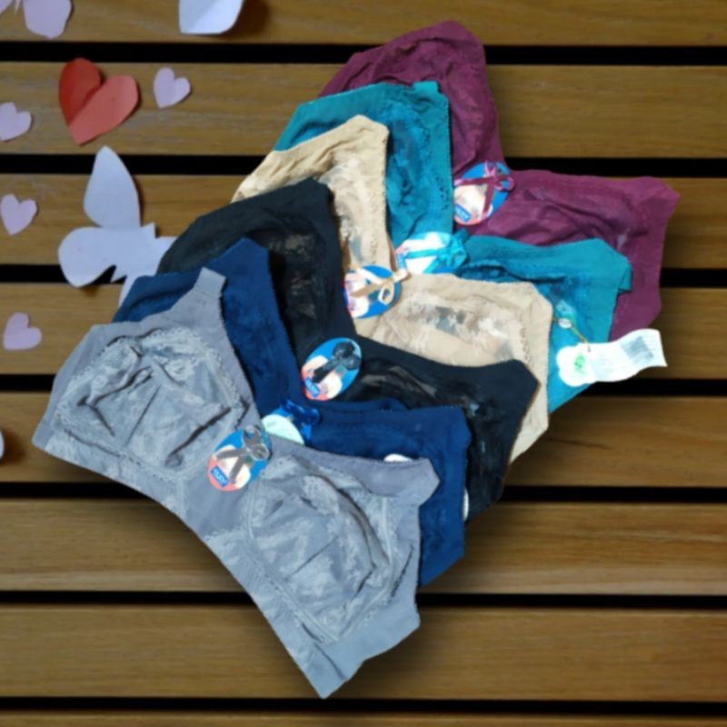 Jual Bra Jumbo GUINI 408/ BH sister tanpa busa tanpa kawat | Shopee ...