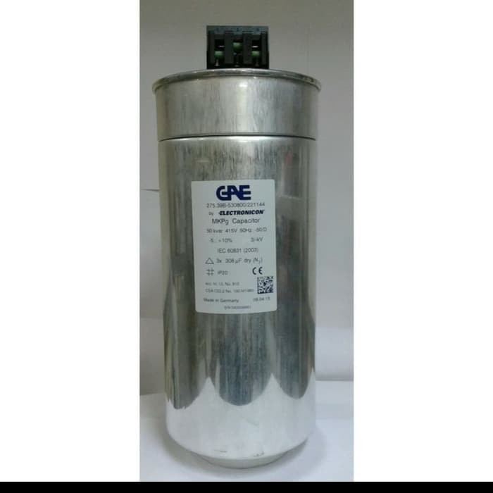 Jual Kapasitor Bank Gae 50Kvar 415V / Capacitor Bank Gae 50 Kvar Mkpg ...