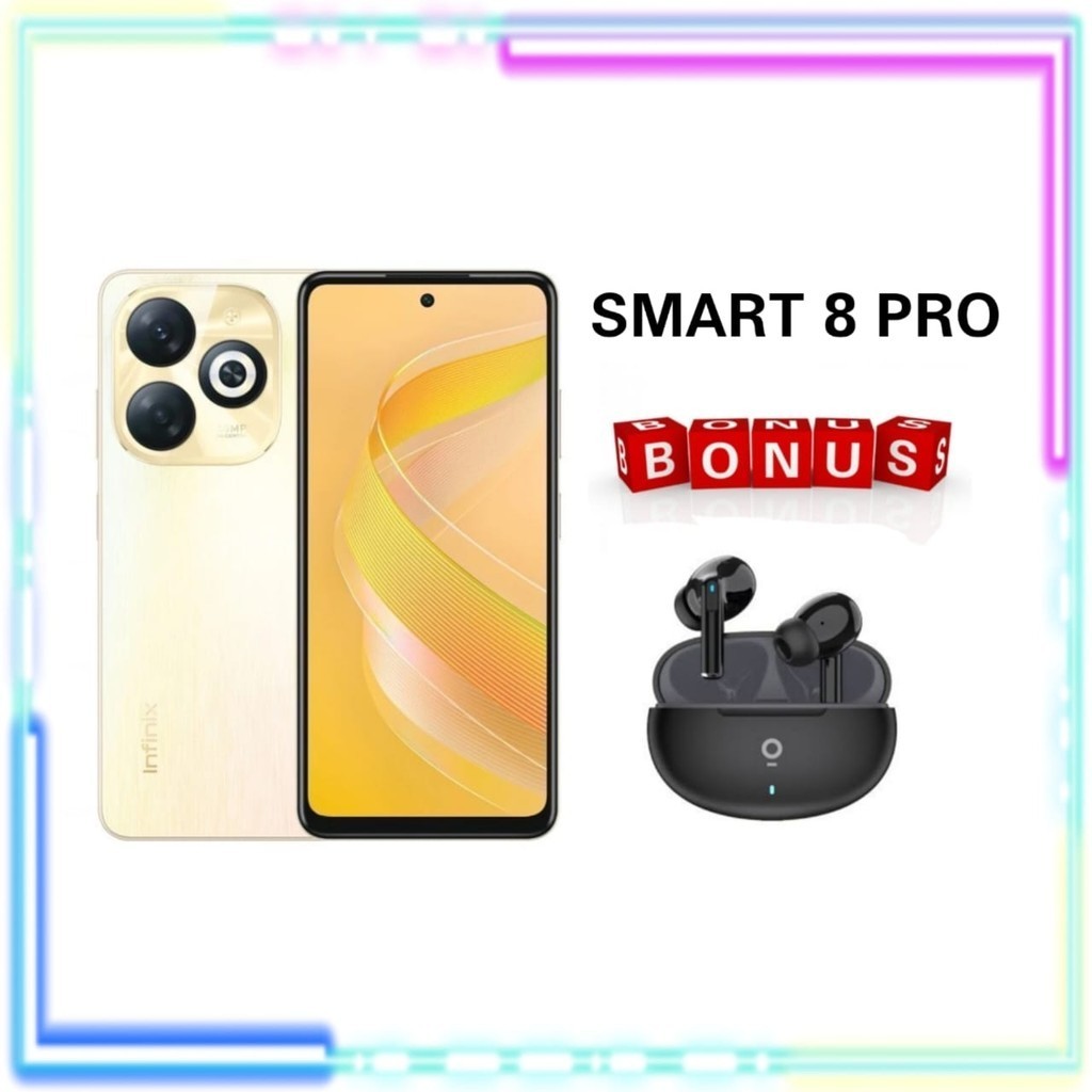 Jual INFINIX SMART 8 PRO 8/128 & SMART 8 4/128 & 3/64 NEW GARANSI RESMI ...