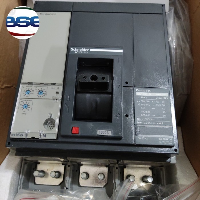 Jual PROMO MCCB NS1000N 1000A 3 POLE / 3P / 3 PHASE NS 1000 N SCHNEIDER ...