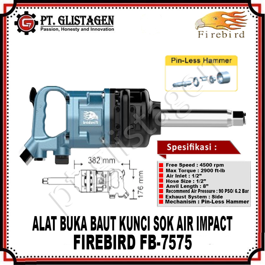 Jual FIREBIRD FB-7575 Mesin Air Impact Wrench 1