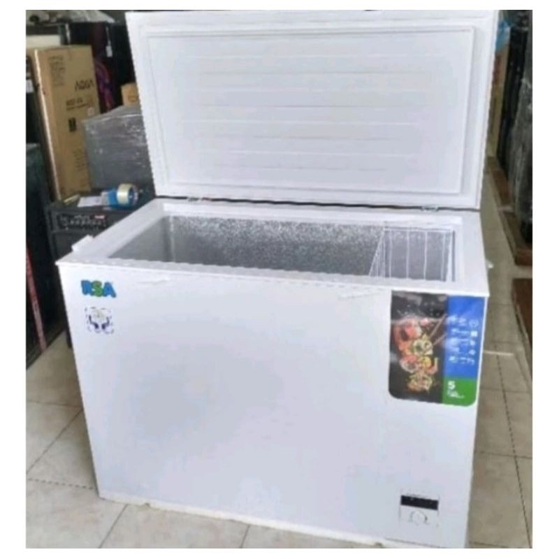 Jual chest freezer RSA 310 liter/ kulkas pembeku frozen food CF-310 ...