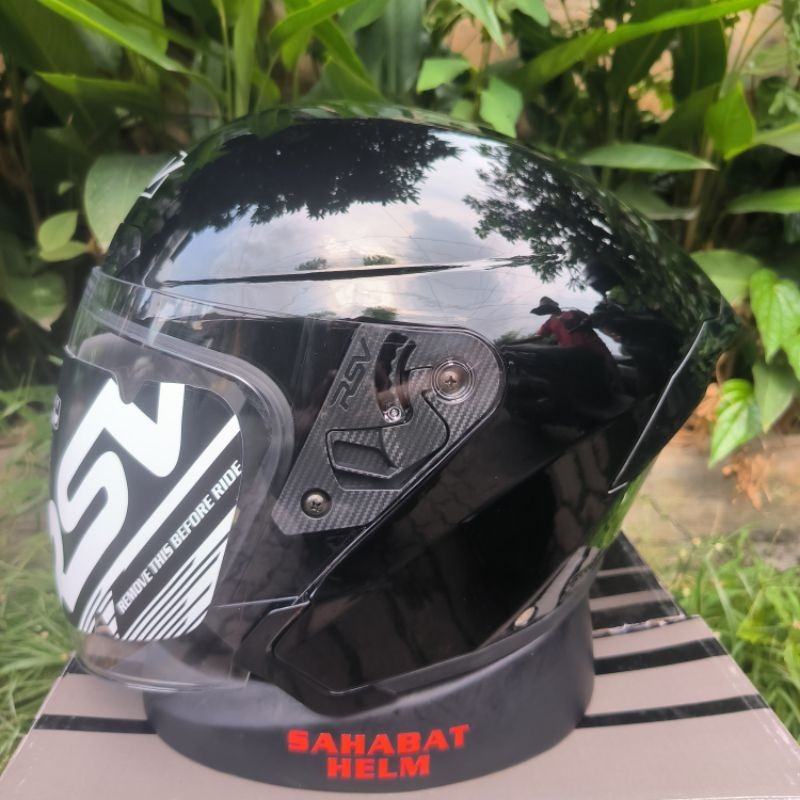 Jual Rsv New Windtail Black Glossy Original Single Visor Shopee Indonesia